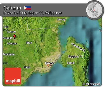 calinan davao city map